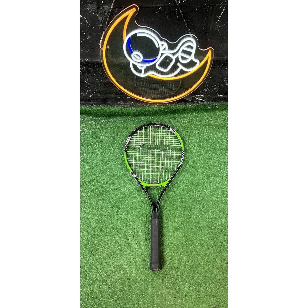 Slazenger XCEL 1.5 Tennis Racquet Head Size 110 Grip‎ 4 1/2 Green Black